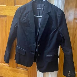 New York & Company Black Spandex Stretch Multi Pockets dress jacket size 10